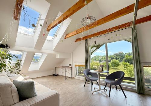 Deerwood-Sky Attic with Bled Castle View-NO KITCHEN