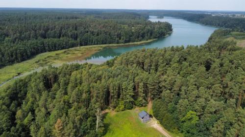 Domek letniskowy całoroczny nad jeziorem