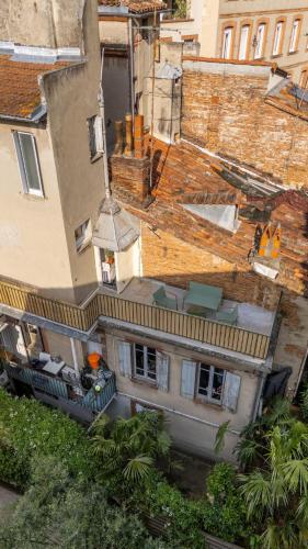 Magnifique appartement TERRASSE et PARKING privé place Dupuy, Toulouse (fotografie 10)