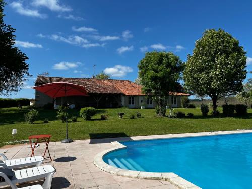 Charming 2 Bedrooms Retreat with Pool chambre d'hôte Guizengeard