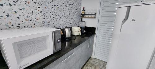 ห้องครัว, Suites Essepê! Expo center norte, Anhembi, Rodoviaria Tiete, Templo Salomao e Vautier (Suites Essepe! Expo center norte, Anhembi, Rodoviaria Tiete, Templo Salomao e Vautier) in วีลา กีเยร์เม