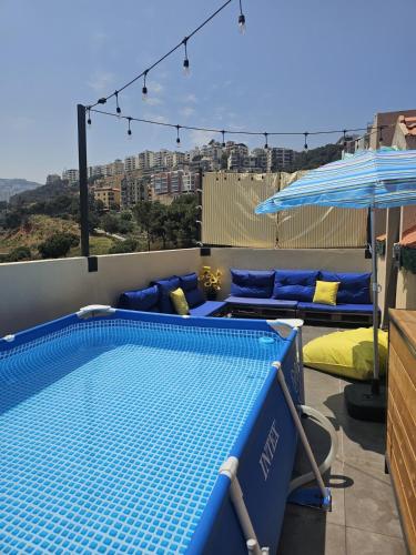 bazen, Rooftop Retreat in Sad El Baouchriye