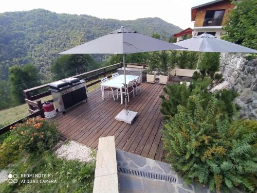 In the heart of nature with an unique view in Talloires-Montmin