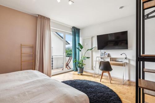 Stylish Oasis with Panoramic view in 登茨林根
