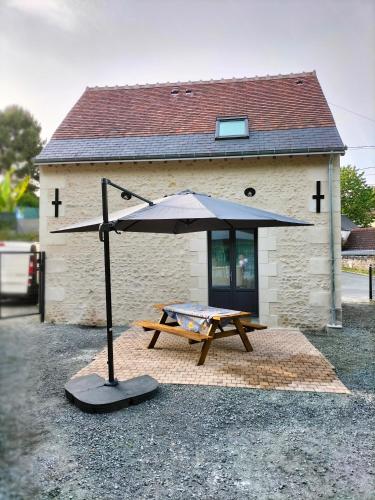 陽台/露台, Gîte au cœur des châteaux de la Loire (Gite au cœur des chateaux de la Loire) in 弗蘭科爾