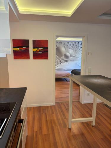 ห้องครัว, FeWo Track n Chill in วินฮาเกน