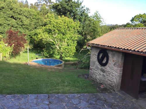 Peldbaseins, Casa rural Catro do Lugarexo in Vilarmaior