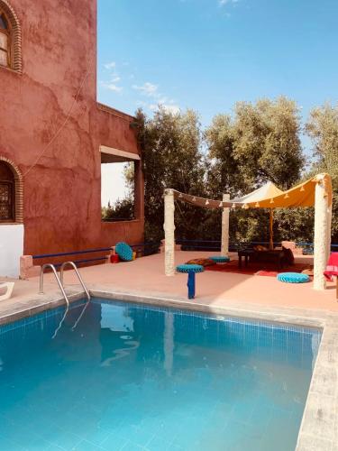 Kilátás, Riad Belgika in Ourika