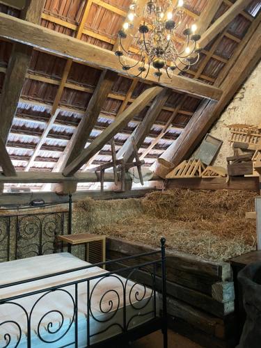 Schlafen im Stroh in Lupsingen, Schweiz