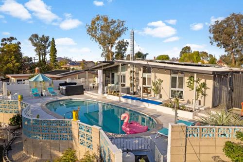 สระว่ายน้ำ, Luxury Hilltop Stay Pool, Firepit and Views in ลาเมซา (CA)