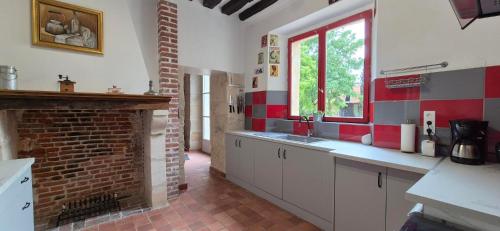 Konyha, Domaine de la Ferme de Tumbrel in Neuville Bosc