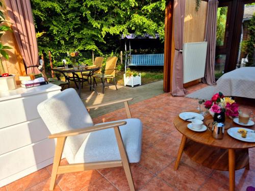 Balcony/terrace, Cosy Cottage in Braunfels
