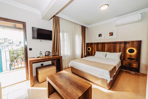 sala de TV, The Lume Boutique Hotel & Restaurant & Spa in Gumbet