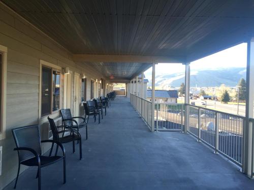 Terraza/balcón, Yellowstone Big Rock Inn in Gardiner (MT)