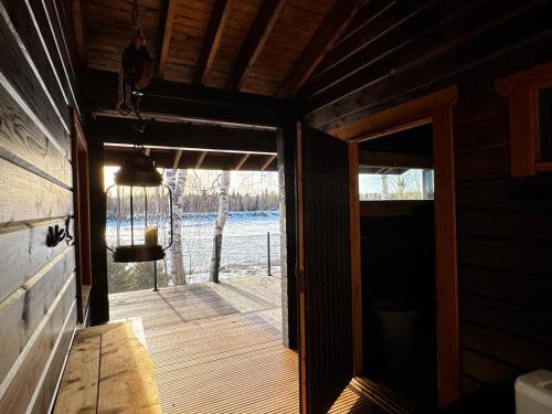 Sauna, Villa Lempeänranta (Villa Lempeanranta) in Paranena