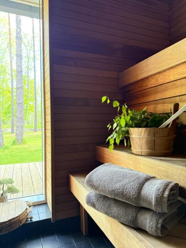 Sauna, Villa Mannituka in Mandjala