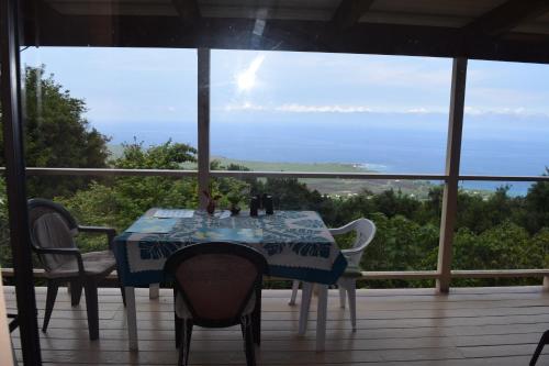 Erkély/terasz, A Beautiful Edge of the World Bed & Breakfast in Captain Cook (HI)