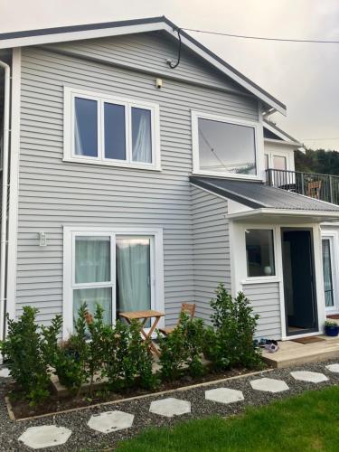 Hotellet från utsidan, Seatoun Shores in Seatoun