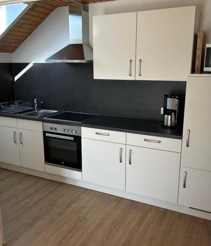 廚房, Ferienwohnung Stefanie in 哈格瑙