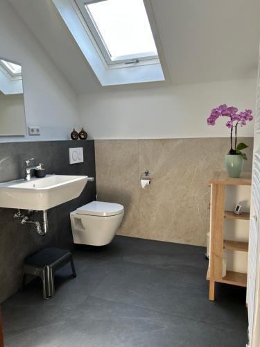 浴室, Ferienwohnung Stefanie in 哈格瑙