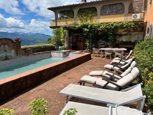 Kilátás, Villa Serena in Coreglia Antelminelli