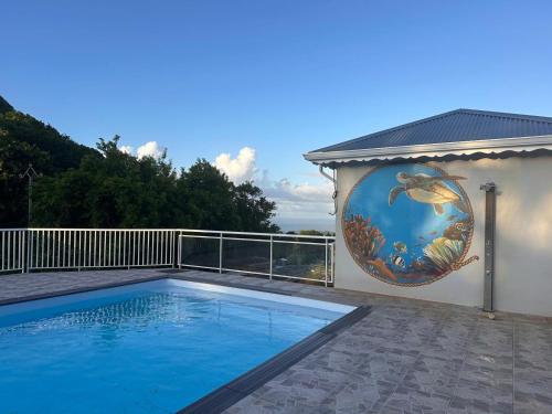 Плувен басейн, Résidence Fleur de Café - Villa 1 - Marie Galante (Residence Fleur de Cafe - Villa 1 - Marie Galante) in Desbonnes