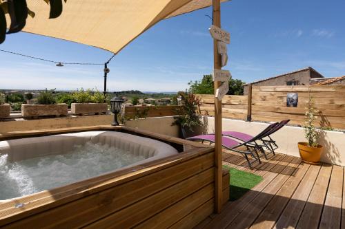 Surrounding environment, Logement feerique SPA & terrasse - proche Pezenas in Coulobres