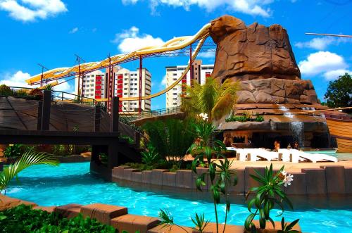 Water park, Piazza diRoma - Com acesso gratuito ao diRoma Acqua Park in Caldas Novas