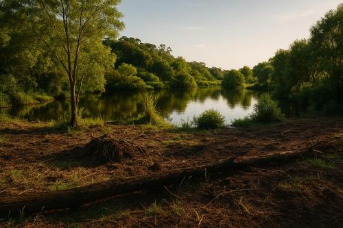 Lake side Caravan site - 1500 square meters of nature & private fishing, Port Edward