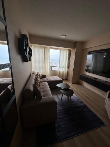 An apartment with an ocean view