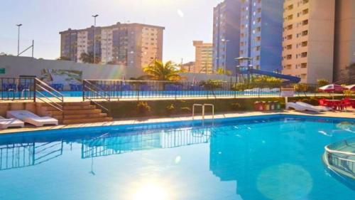 Exterior view, Golden Dolphin Grand Hotel in Caldas Novas