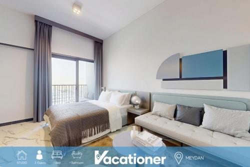 Vacationer Holiday Homes I Spacious Studio l Calming Comfort l Meydan, Дубай