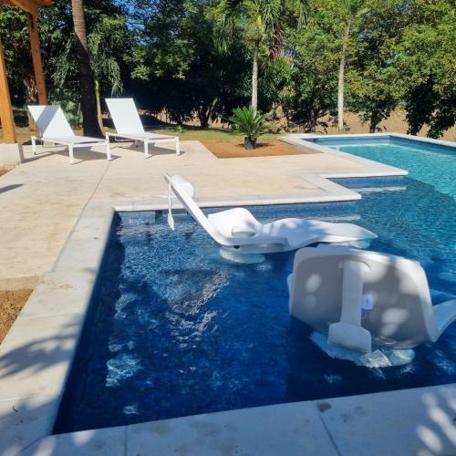 Piscine, Yumas Riverfront Lodge in San Ignacio