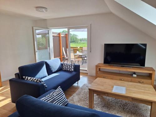Jagatud salong / TV-ala, Ferienwohnung Fischers Fritze in Wurster Nordseeküste (Lower Saxony)
