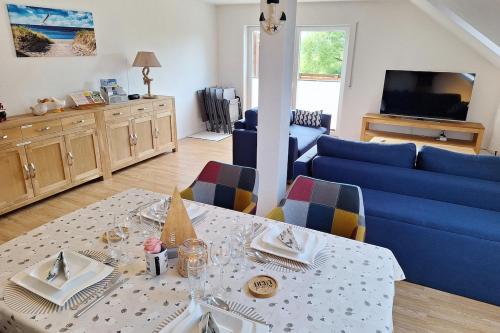 Jagatud salong / TV-ala, Ferienwohnung Fischers Fritze in Wurster Nordseeküste (Lower Saxony)