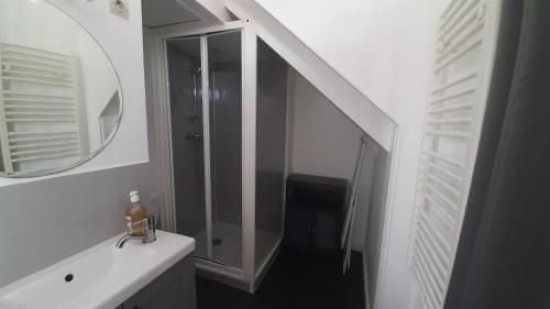 Baño, T2 plein centre-ville, Gare à 5 min, Près Ermitage (T2 plein centre-ville, Gare a 5 min, Pres Ermitage) in Maisons-Laffitte