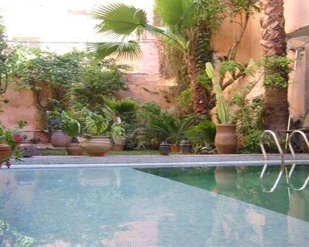 Swimming pool, Le Riad Meknes in Medina