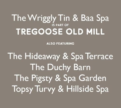 The Wriggly Tin & Baa Spa at Tregoose Old Mill - image 2