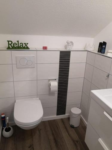 浴室, Ferienwohnung "Bella Mosel" in 里奧爾