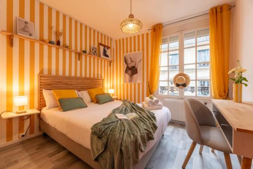 Olympe by Kleidos, Appartement 4P, rue calme, Centre Historique, Proche Gare, Seine-Maritime