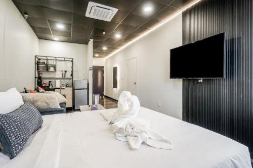 New Loft 5 min to PPG or Convention center Sleeps 4 near Katonák és Matrózok Emlékterem