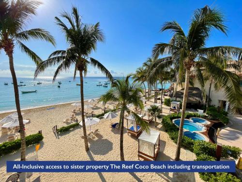 Beach, The Reef Playacar Beach Resort & Spa – Optional All Inclusive in Playa Del Carmen