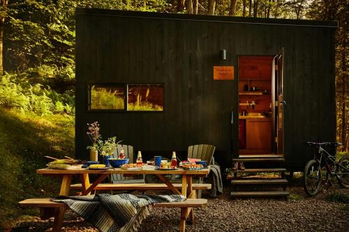 Postcard Cabins Hill Country