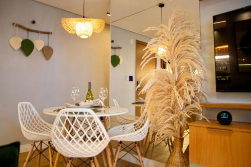 マナウス Apartamento com vista praia Ponta Negra 5つ星 シングルルーム 眺望