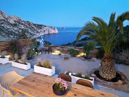 Heavens View - Fully furnished home with breathtaking sea view in Vroulidia Chios in 恩波里奧斯