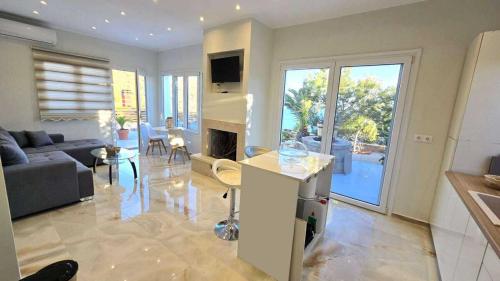 Heavens View - Fully furnished home with breathtaking sea view in Vroulidia Chios in 恩波里奧斯