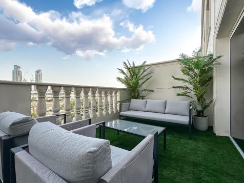 Charming 1BR Retreat BBQ Terrace Comfy Living, Dubaj (fotografie 4)