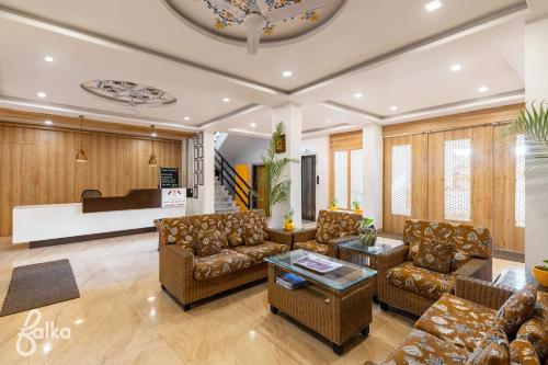 Vestíbulo, Young Monk Hostel Udaipur- Jaydurg Haveli in Udaipur