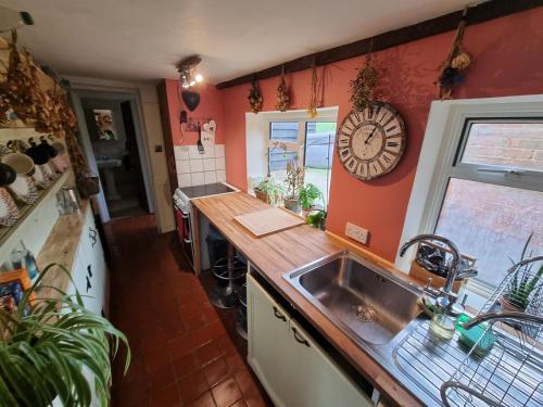 Cheerful, bright, cosy period cottage with hot tub in Ticehurst