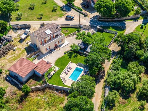 Exterior view, Villa Fuma up to 6 persons with private pool & sea view in Central Istria in Golas